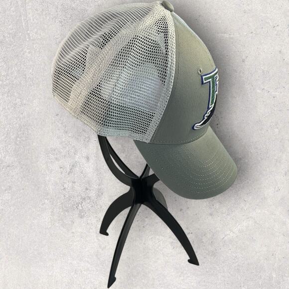 Tampa Bay Rays Snapback Hat NWOT Gray Mesh Trucker Cap Adjustable MLB Baseball - Picture 5 of 6